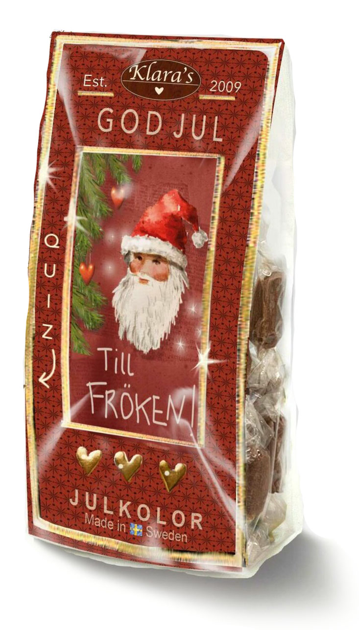 God Jul Till Fröken (Quizpåse med kolor)
